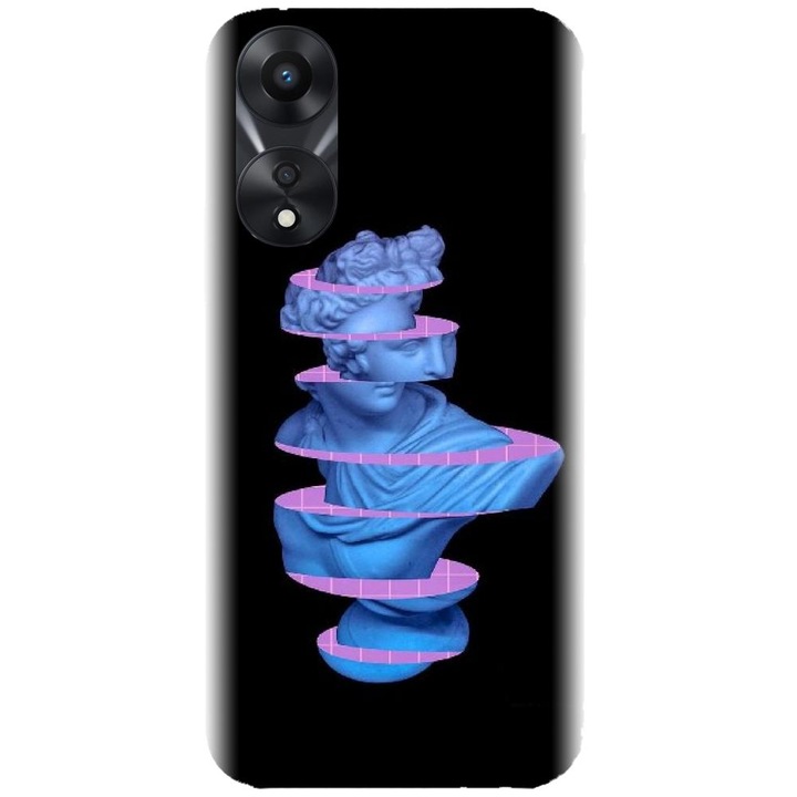 Силиконов калъф, съвместим с Oppo Reno 8 T - модел Sculptura