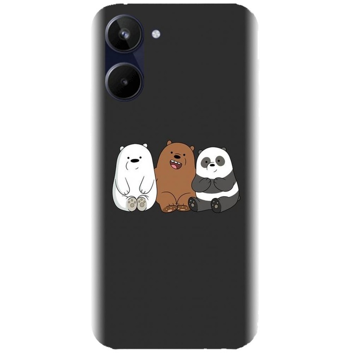 Husa din silicon compatibila cu Realme 10 4g - model Ursuleti