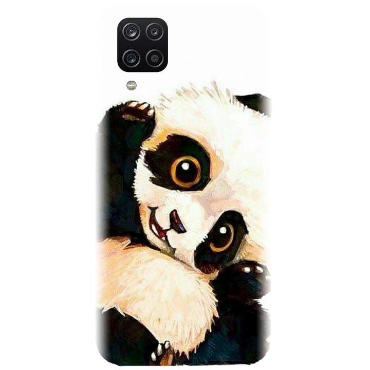 Husa din silicon compatibila cu Samsung Galaxy A42 5G - model Baby Panda 002