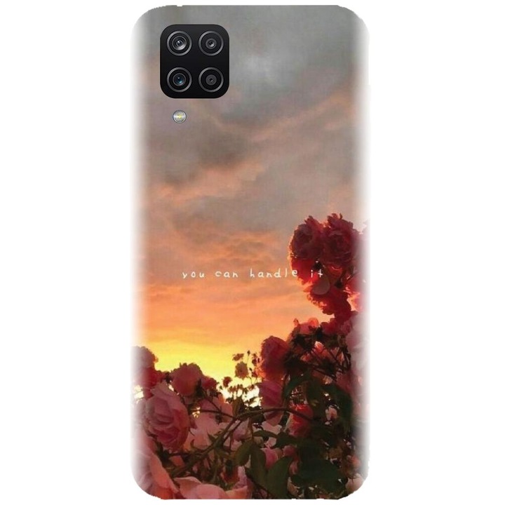 Husa din silicon compatibila cu Samsung Galaxy A12 / A12 Nacho - model Collage You Can