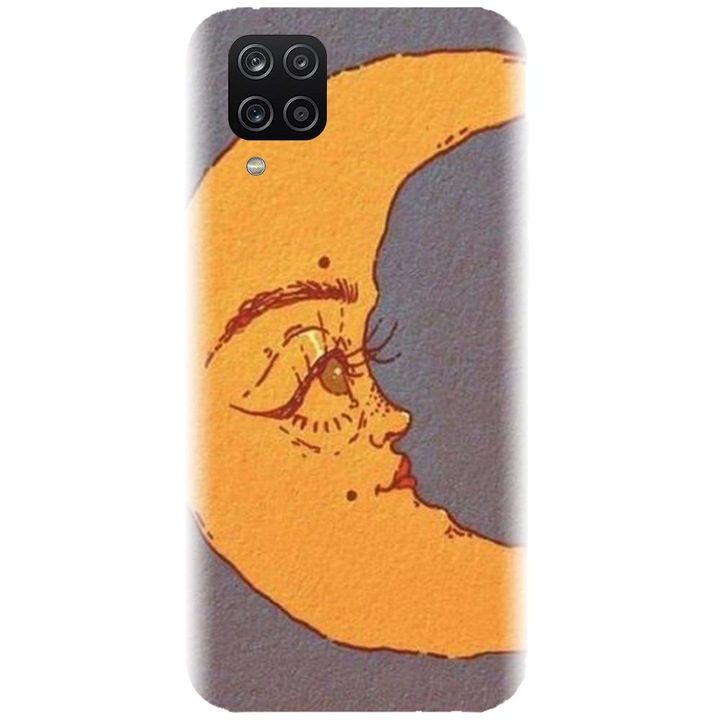 Husa din silicon compatibila cu Samsung Galaxy A42 5G - model Moon