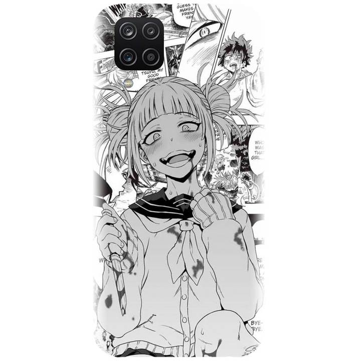 Husa din silicon compatibila cu Samsung Galaxy A12 / A12 Nacho - model Anime Himiko Toga