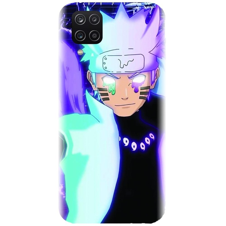 Husa din silicon compatibila cu Samsung Galaxy A12 / A12 Nacho - model Naruto