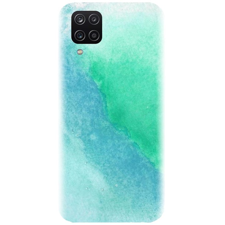 Husa din silicon compatibila cu Samsung Galaxy A12 / A12 Nacho - model Pete De Culoare