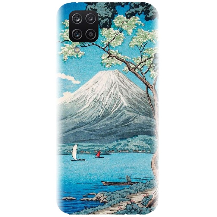 Husa din silicon compatibila cu Samsung Galaxy A12 / A12 Nacho - model Peisaj