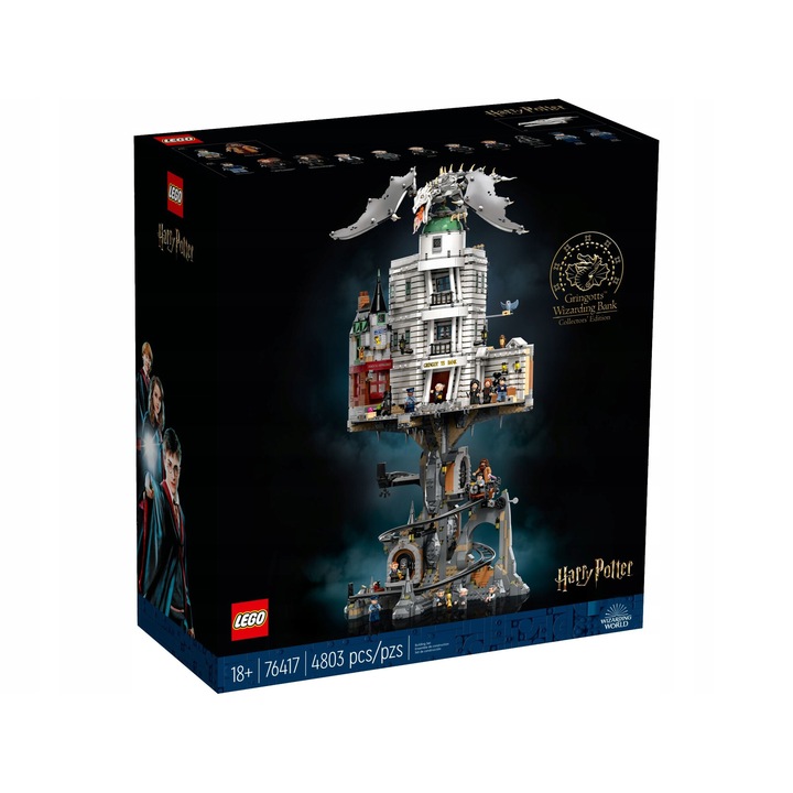 LEGO® Harry Potter™ Gringotts™ a varázslók bankja – Gyűjtői kiadás 76417 (5702017413211)