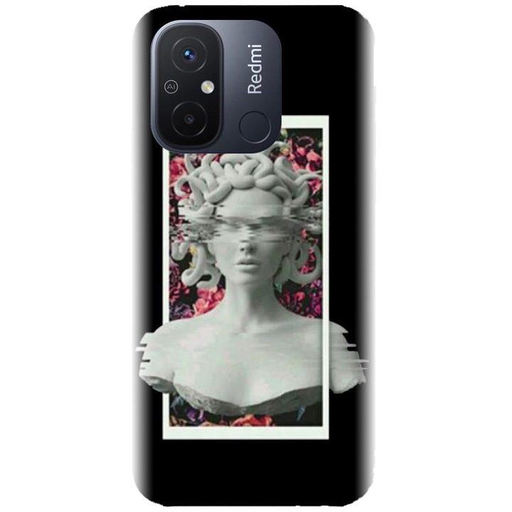 Силиконов капак, съвместим с Xiaomi Redmi 12c - модел Contemporary Art 2