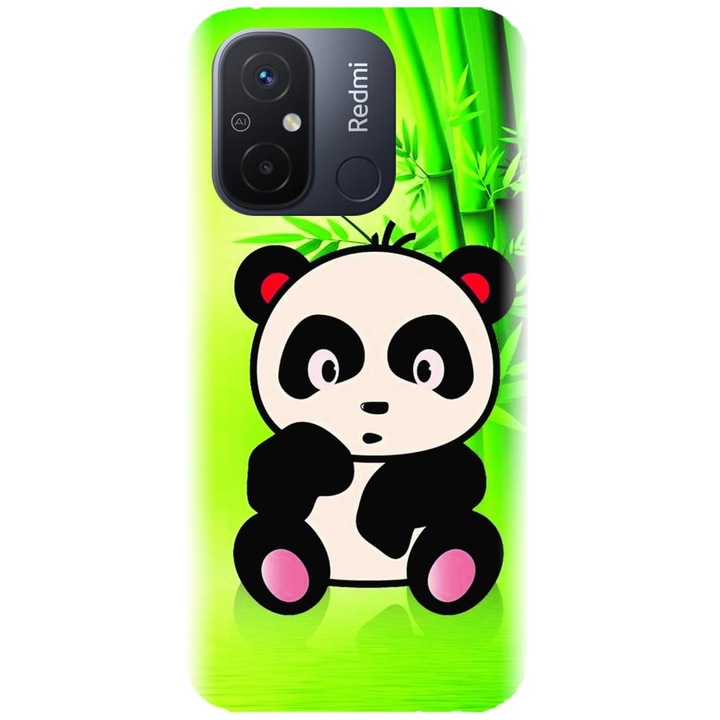 Силиконов капак, съвместим с Xiaomi Redmi 12c - модел X Cute Panda
