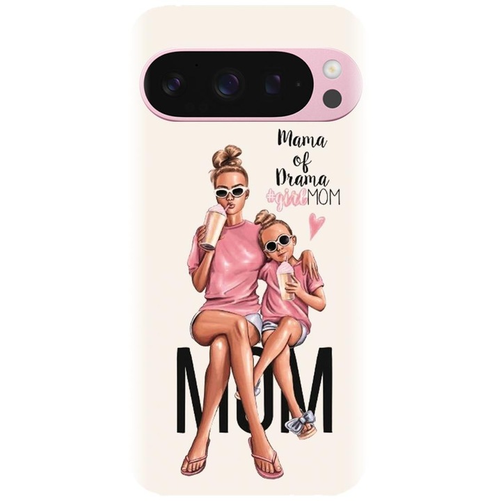 Husa din silicon compatibila cu Google Pixel 9 / Pixel 9 Pro - model Mama