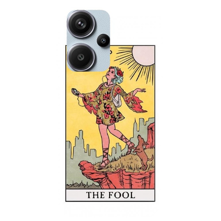Силиконов кейс съвместим с Xiaomi Redmi Note 13 Pro+ 5g - модел Tarot The Fool Classic