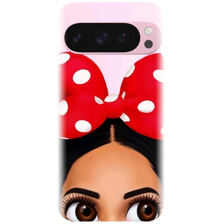 Husa din silicon compatibila cu Google Pixel 9 / Pixel 9 Pro - model Anime Art Girl