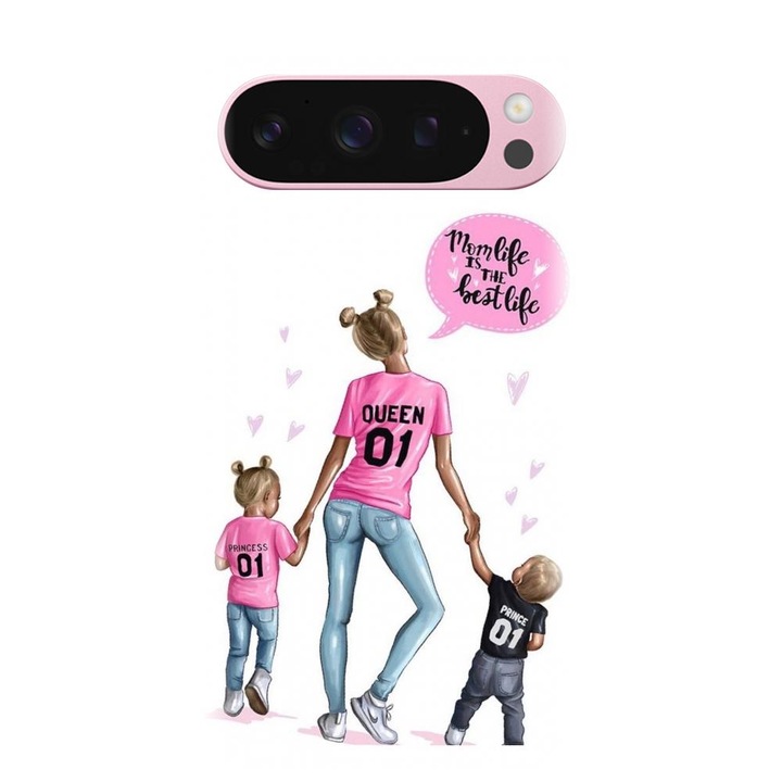 Husa din silicon compatibila cu Google Pixel 9 / Pixel 9 Pro - model Mama 2