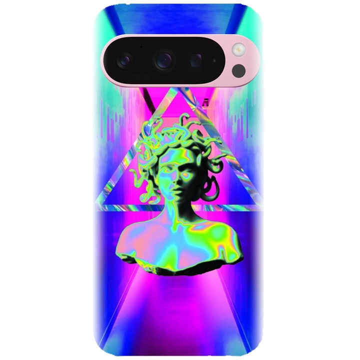 Husa din silicon compatibila cu Google Pixel 9 / Pixel 9 Pro - model Aesthetic Medusa