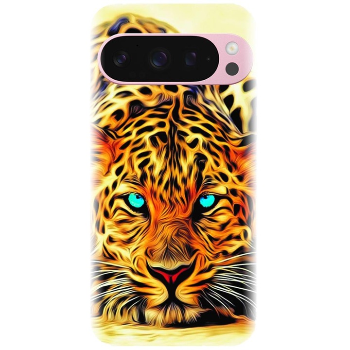 Husa din silicon compatibila cu Google Pixel 9 / Pixel 9 Pro - model Tigru