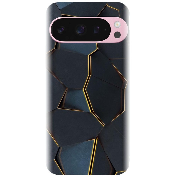 Husa din silicon compatibila cu Google Pixel 9 / Pixel 9 Pro - model Abstract Draw