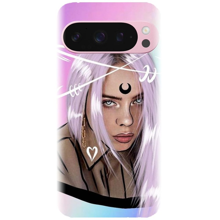 Husa din silicon compatibila cu Google Pixel 9 / Pixel 9 Pro - model Fan Art Billie