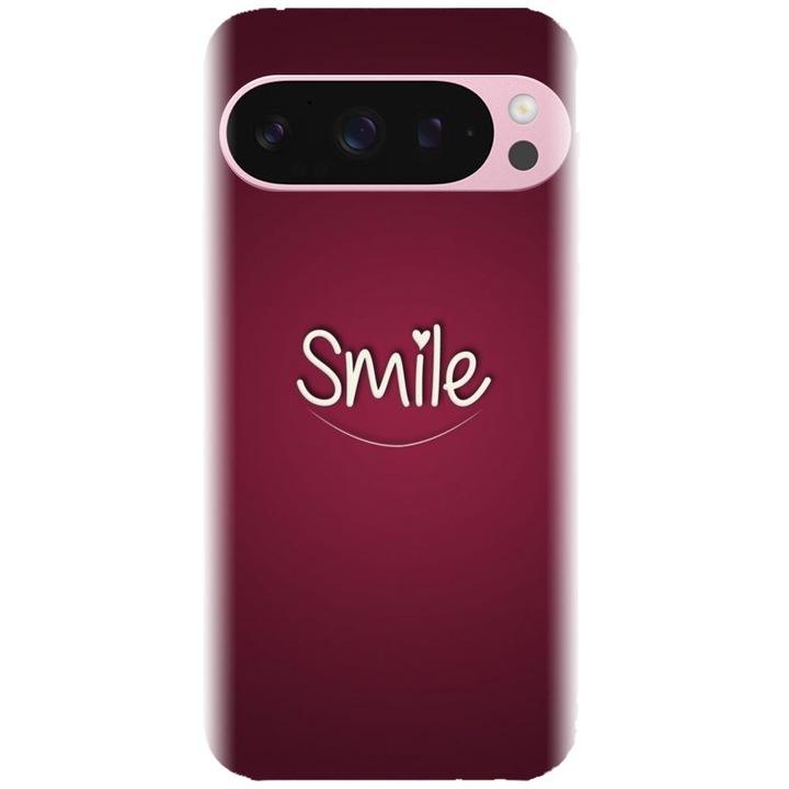 Husa din silicon compatibila cu Google Pixel 9 / Pixel 9 Pro - model Smile Love