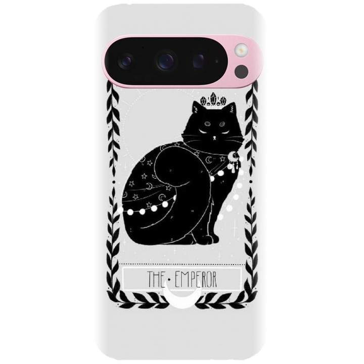 Husa din silicon compatibila cu Google Pixel 9 / Pixel 9 Pro - model Tarot The Emperor