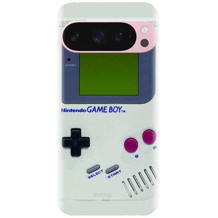 Szilikon tok kompatibilis a Google Pixel 9 / Pixel 9 Pro-val - Retro Game Boy modellel