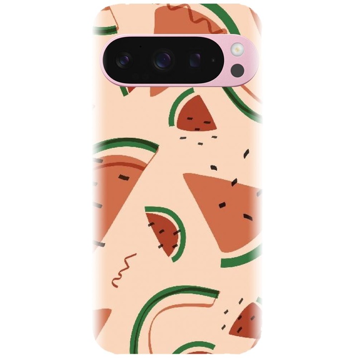 Husa din silicon compatibila cu Google Pixel 9 / Pixel 9 Pro - model Summer Vibes Fruit
