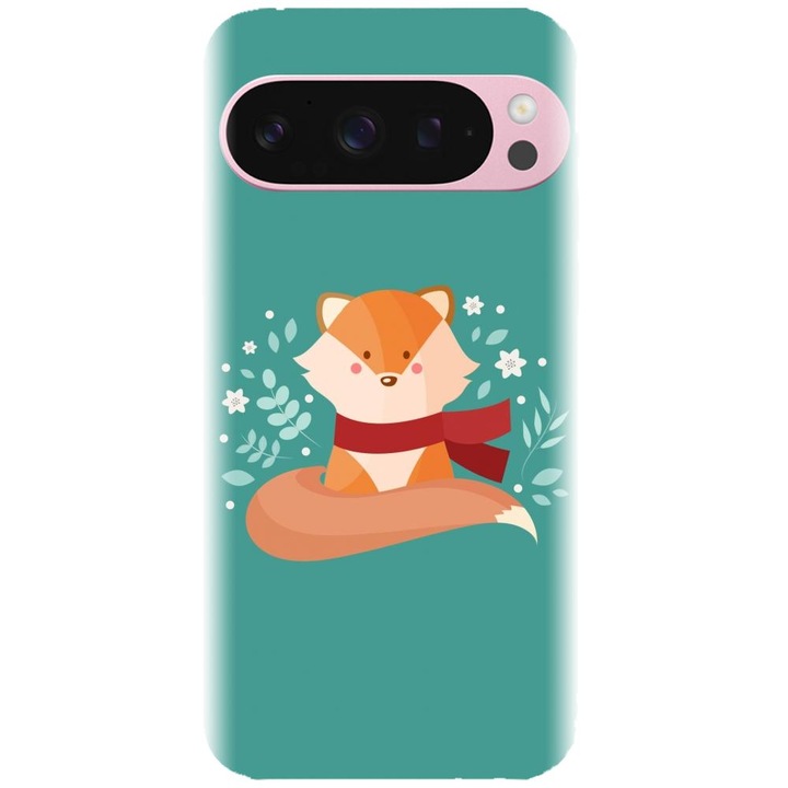 Husa din silicon compatibila cu Google Pixel 9 / Pixel 9 Pro - model Winter Fox