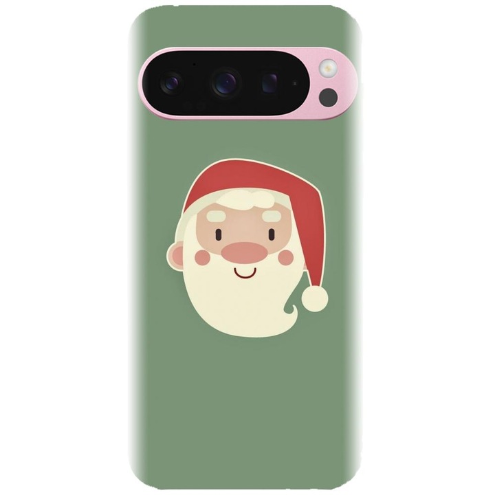 Husa din silicon compatibila cu Google Pixel 9 / Pixel 9 Pro - model Cute Santa Claus