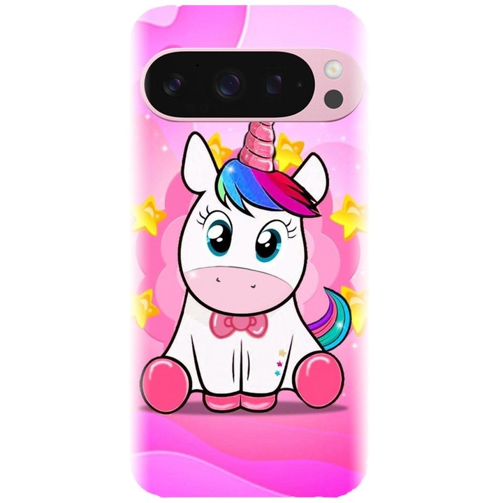 Husa din silicon compatibila cu Google Pixel 9 / Pixel 9 Pro - model Dream like a Unicorn