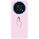Husa din silicon compatibila cu Honor Magic 4 Lite - model Simple Love