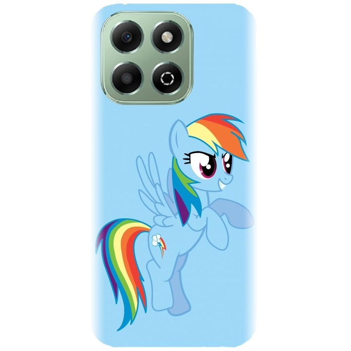 Силиконов кейс съвместим с Honor X6B 4g - модел Rainbow dash