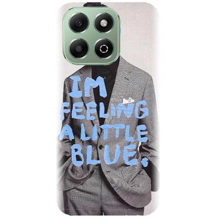 Силиконов кейс съвместим с Honor X6B 4g - модел Collage Feelin Blue