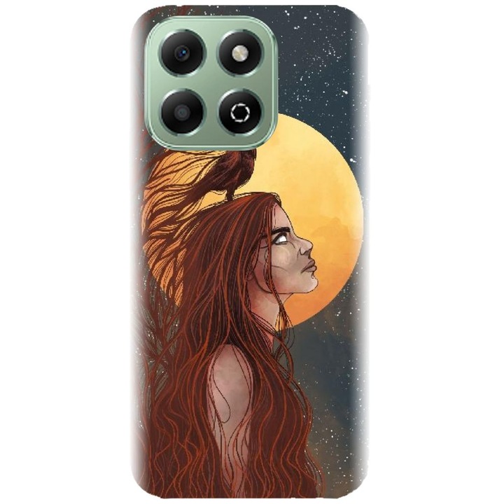 Husa din silicon compatibila cu Honor X6B 4g - model Fantasy Wolf Woman