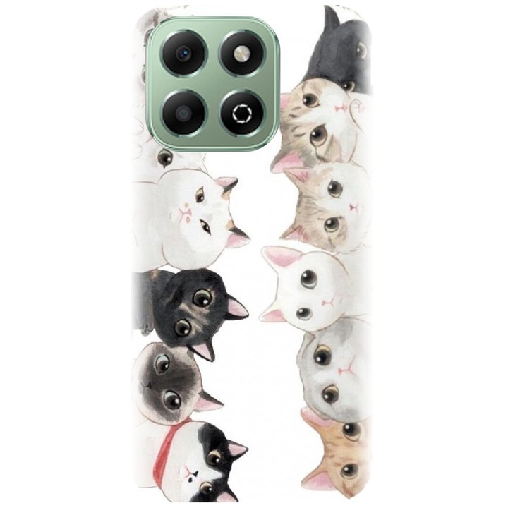 Husa din silicon compatibila cu Honor X6B 4g - model Cat Party
