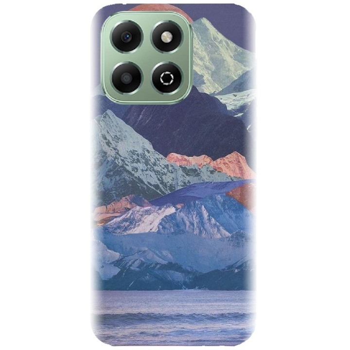 Husa din silicon compatibila cu Honor X6B 4g - model Collage Mountain
