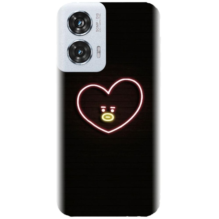 Husa din silicon compatibila cu Motorola Moto Edge 50 Fusion - model BTS