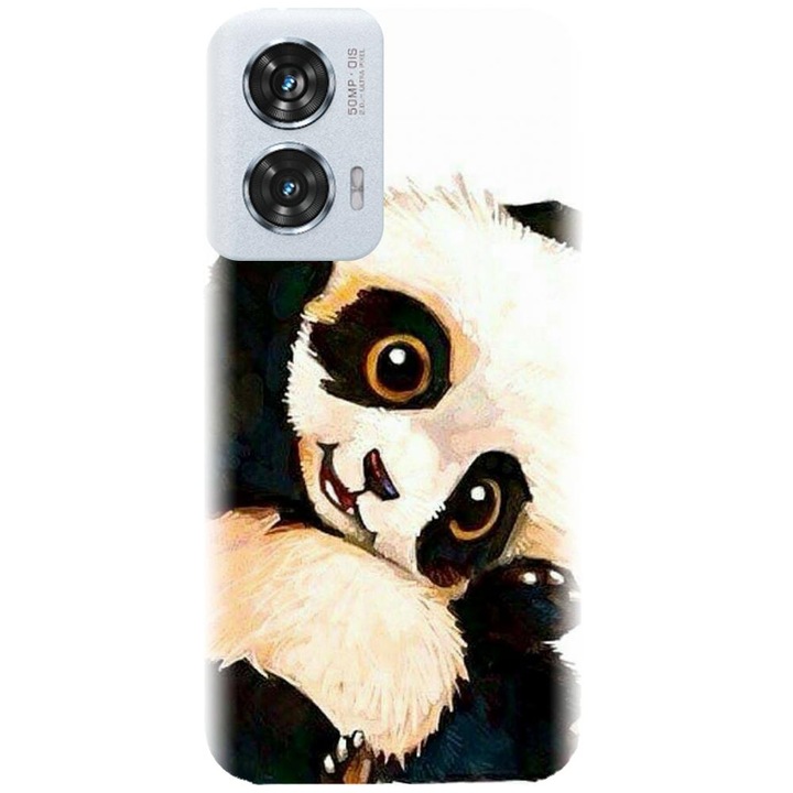 Силиконов калъф, съвместим с модел Motorola Moto Edge 50 Fusion - Baby Panda 002