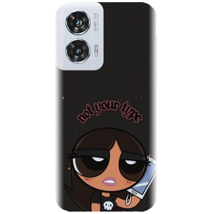 Husa din silicon compatibila cu Motorola Moto Edge 50 Fusion - model Not Your Type