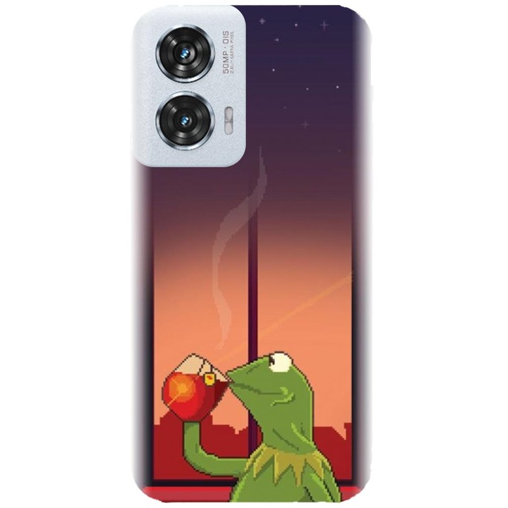 Силиконов калъф, съвместим с модел Motorola Moto Edge 50 Fusion - None Of My Business