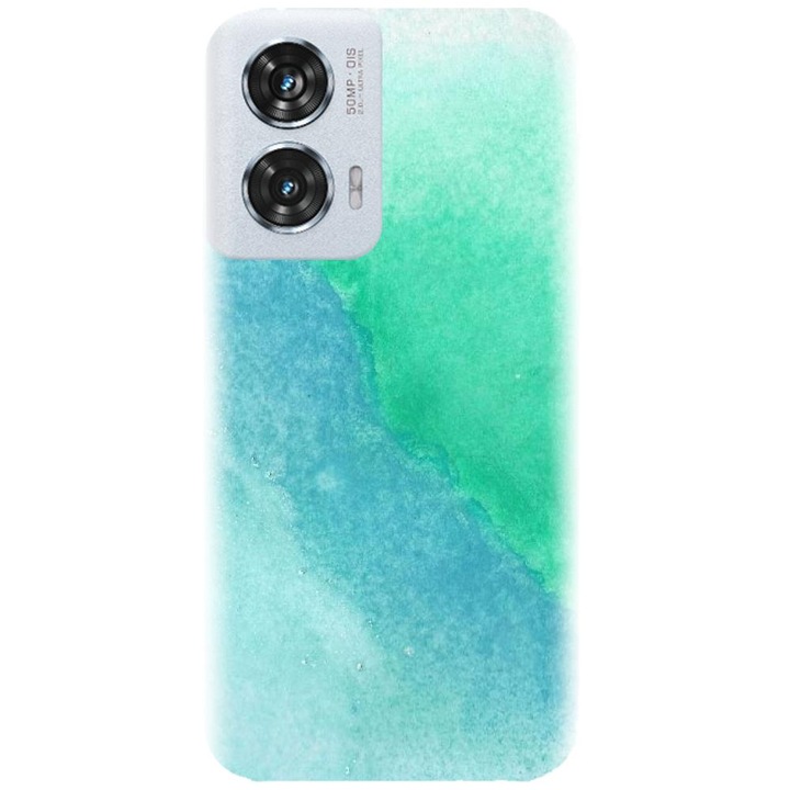 Husa din silicon compatibila cu Motorola Moto Edge 50 Fusion - model Pete De Culoare