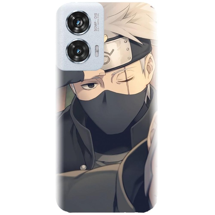Husa din silicon compatibila cu Motorola Moto Edge 50 Fusion - model Anime Hajnal Kakashi