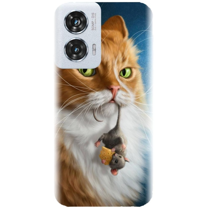 Husa din silicon compatibila cu Motorola Moto Edge 50 Fusion - model Traieste Clipa