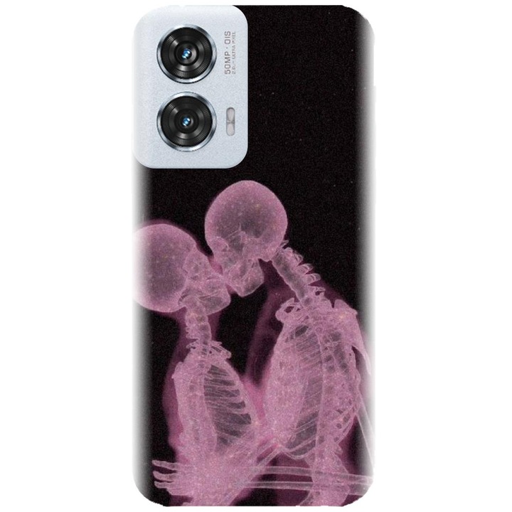 Husa din silicon compatibila cu Motorola Moto Edge 50 Fusion - model X Ray