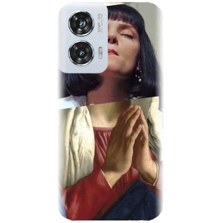 Husa din silicon compatibila cu Motorola Moto Edge 50 Fusion - model Pulp Fiction