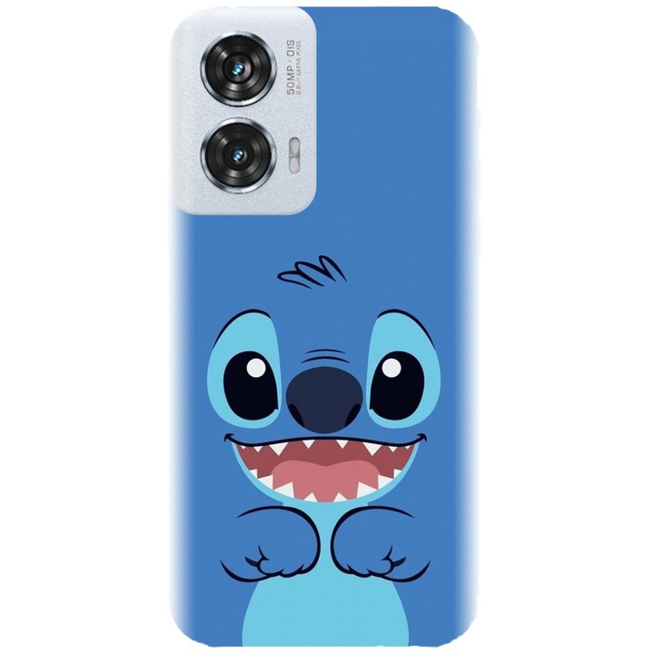 Husa din silicon compatibila cu Motorola Moto Edge 50 Fusion - model Stitch