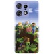 Husa din silicon compatibila cu Motorola Moto Edge 50 Pro - model MInecfraft 2