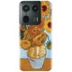 Husa din silicon compatibila cu Motorola Moto Edge 50 Ultra - model Sunflowers 2