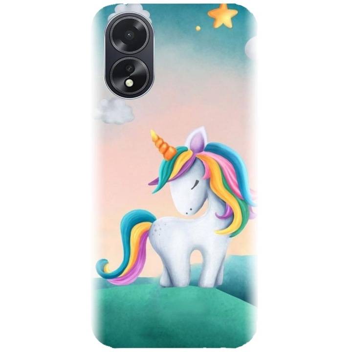 Husa din silicon compatibila cu Oppo A18 - model Ponei