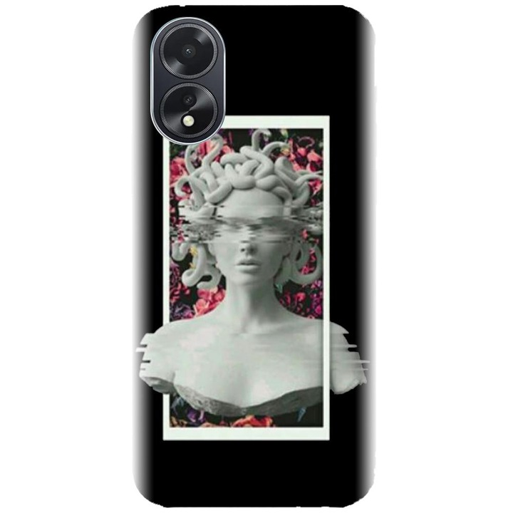 Силиконов калъф, съвместим с Oppo A18 - модел Contemporary Art 2