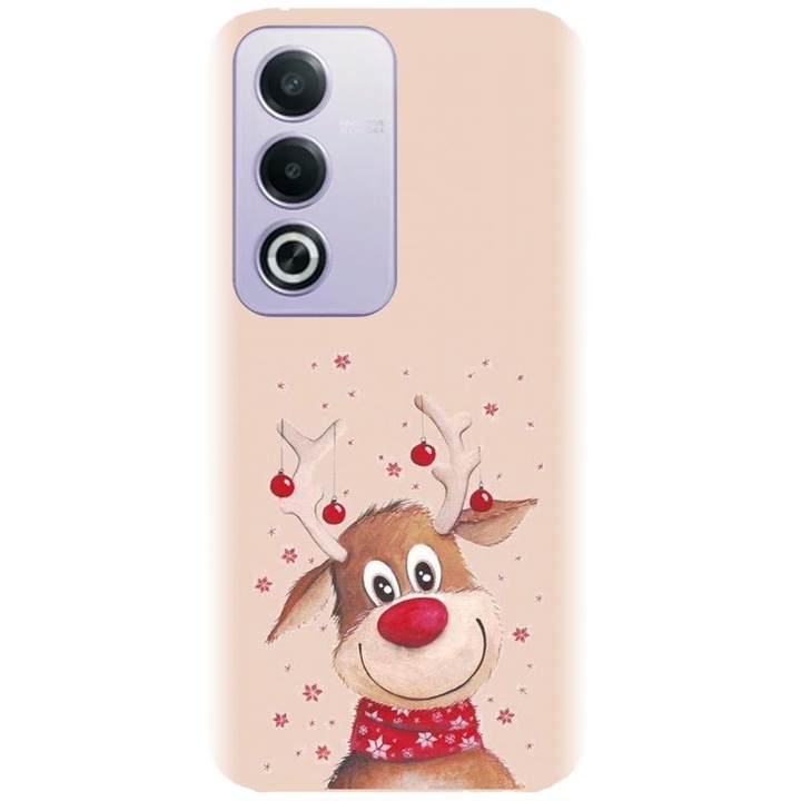 Силиконов кейс съвместим с Oppo A80 5g (global) - коледен модел