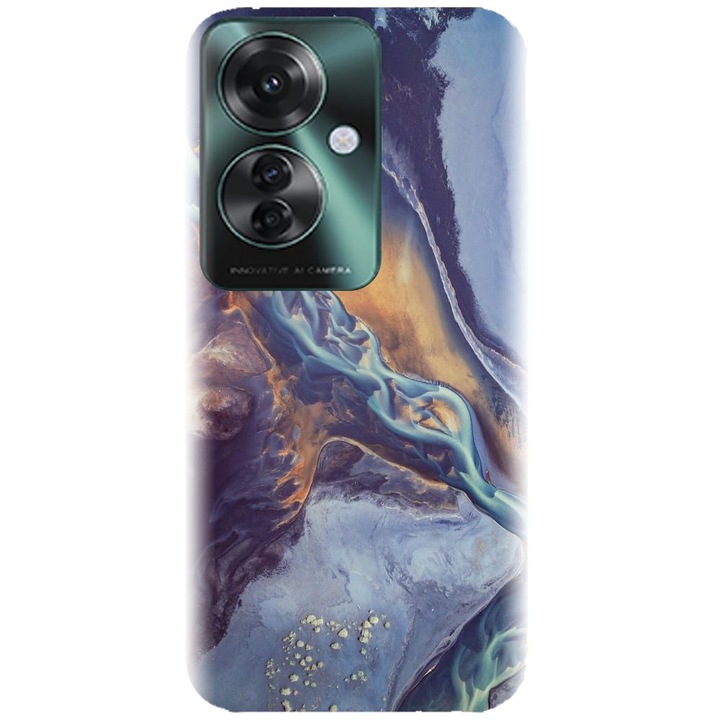 Силиконов кейс съвместим с Oppo Reno 11F 5g (глобален) - модел Abstract 101