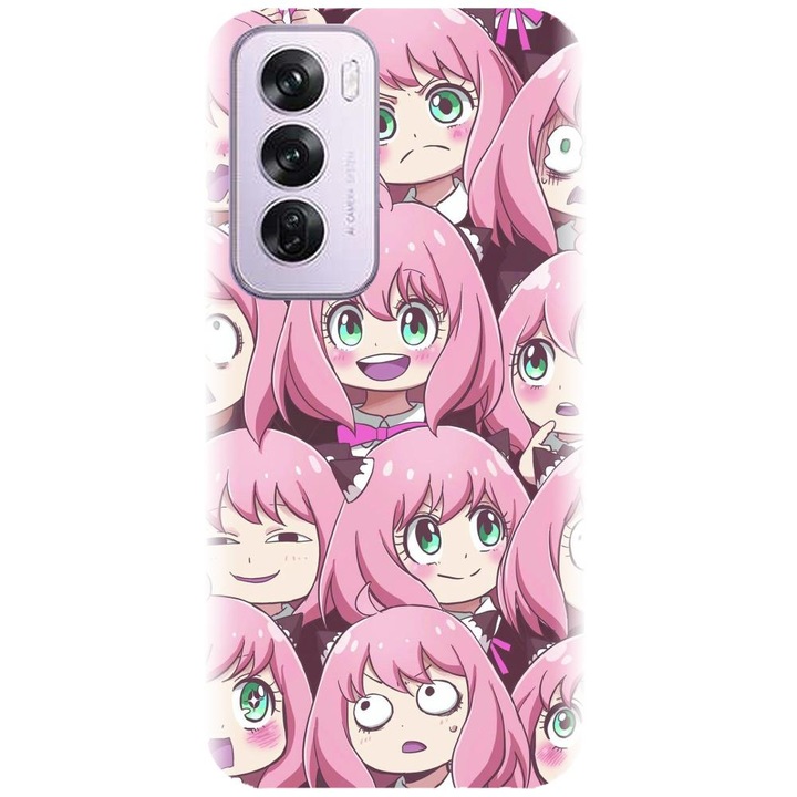 Силиконов капак, съвместим с Oppo Reno 12 Pro 5g - Anime Anya модел